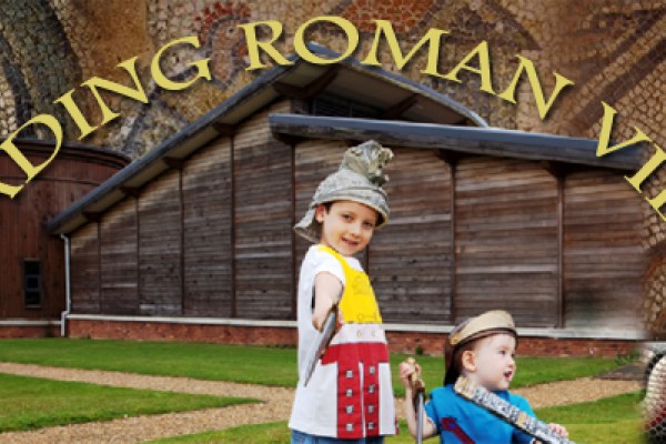 Childrens fun and games at Brading Roman Villa