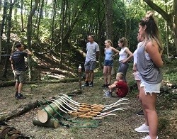 Outdoor activities Derbyshire including bushcraft