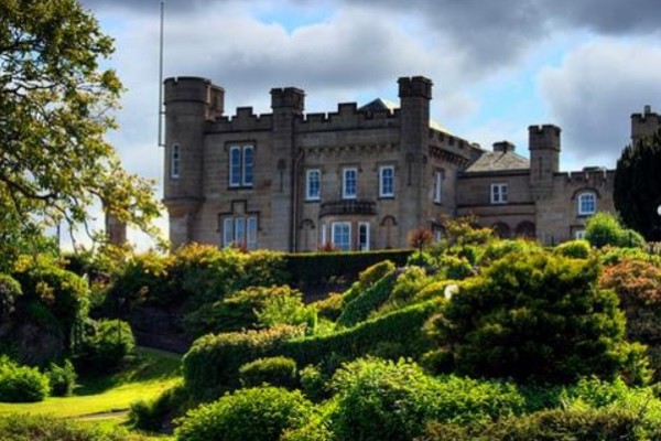 Castle House Museum Dunoon and its garden in the sun