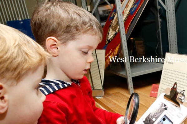 Kids enjoying a day out at West Berkshire Museum in Newbury