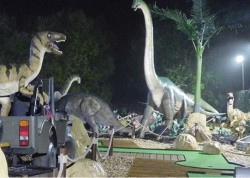 Image of Adventure Golf Berkshire surrounded by dinosaurs