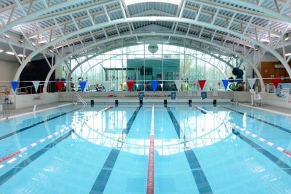 The swimming pool at Windsor Leisure centre looking cool for a great day out with the kids