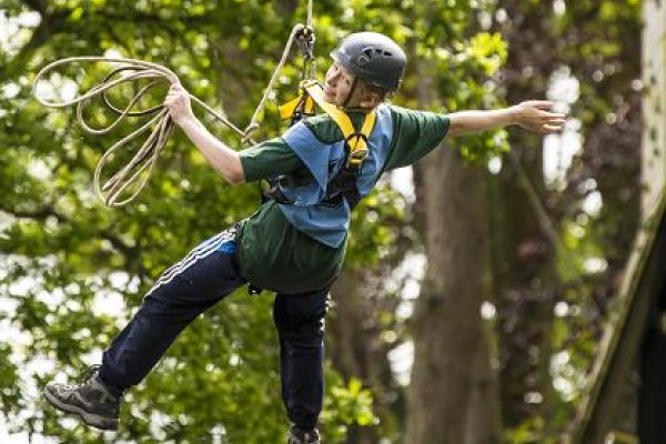 Climbing Fun at Monikie Country Park