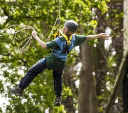 Climbing Fun at Monikie Country Park