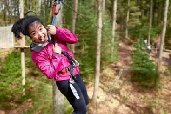 Things to do including Zipwire at Aberfoyle