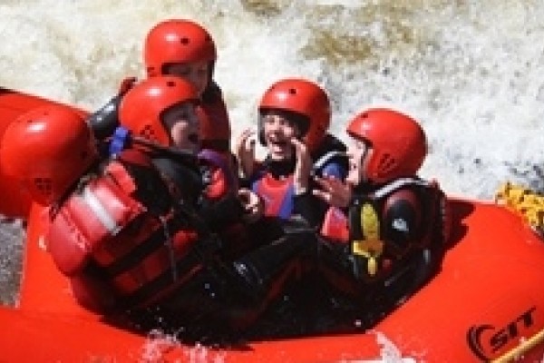 White water fun in Wales